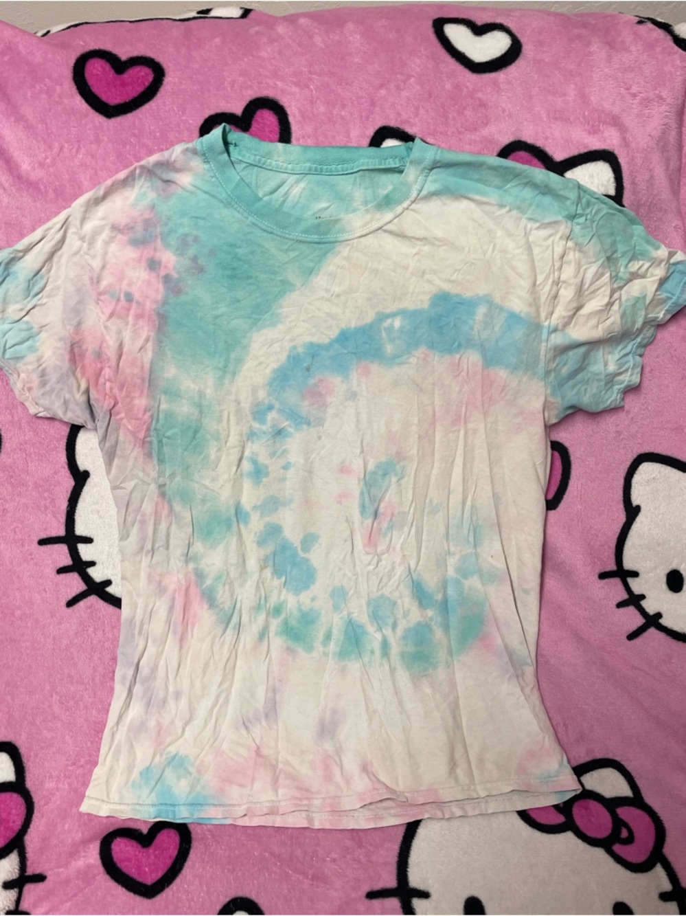 Pastel blue Tie Dye tee